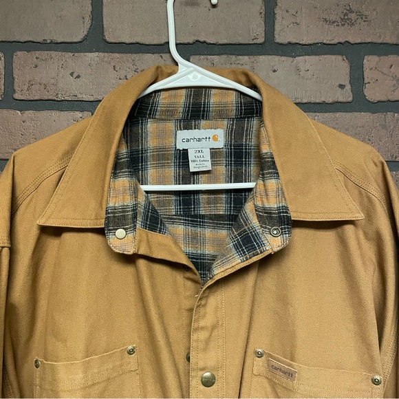 Carhartt Mens Overcoat / Work Coat Size 2XL Tall - Picture 2 of 7